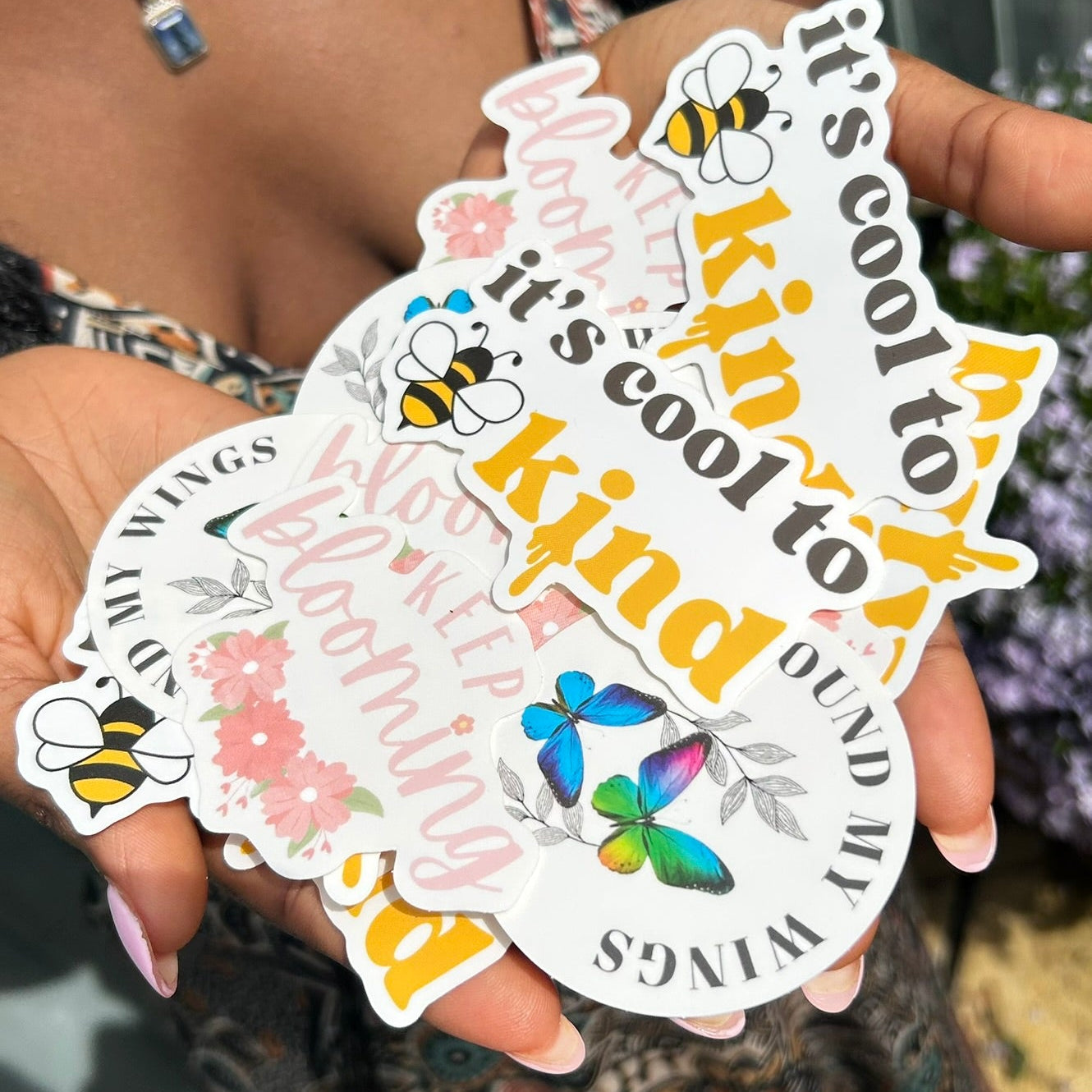 Keep Blooming – Die Cut Sticker