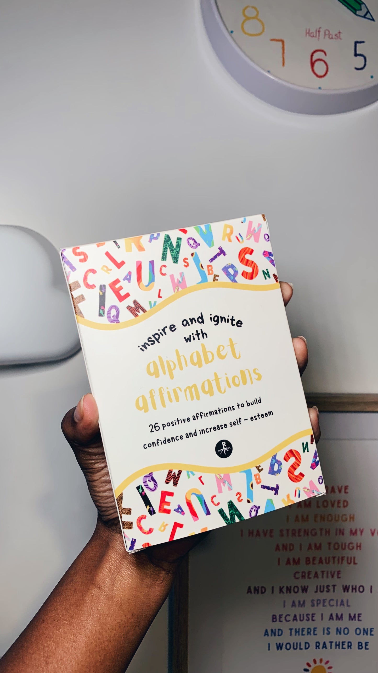 Alphabet Affirmation Flashcards