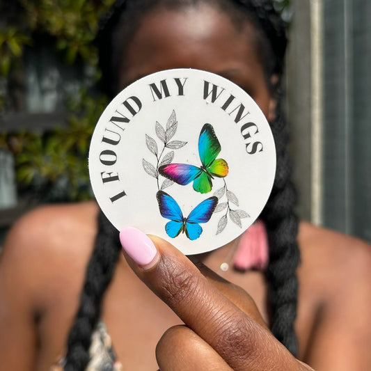 I Found My Wings – Die Cut Sticker