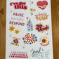 Self-Love Affirmations Sticker Sheet